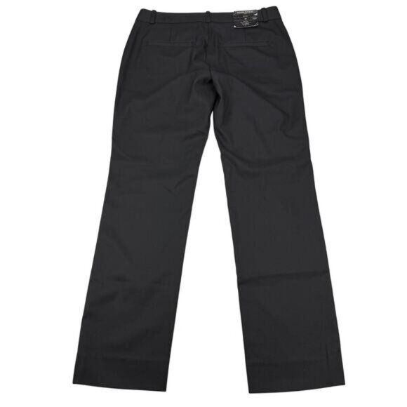 Banana Republic Ryan Mid Rise Straight Leg Trouser Pant In Black Size 0P - Picture 5 of 6